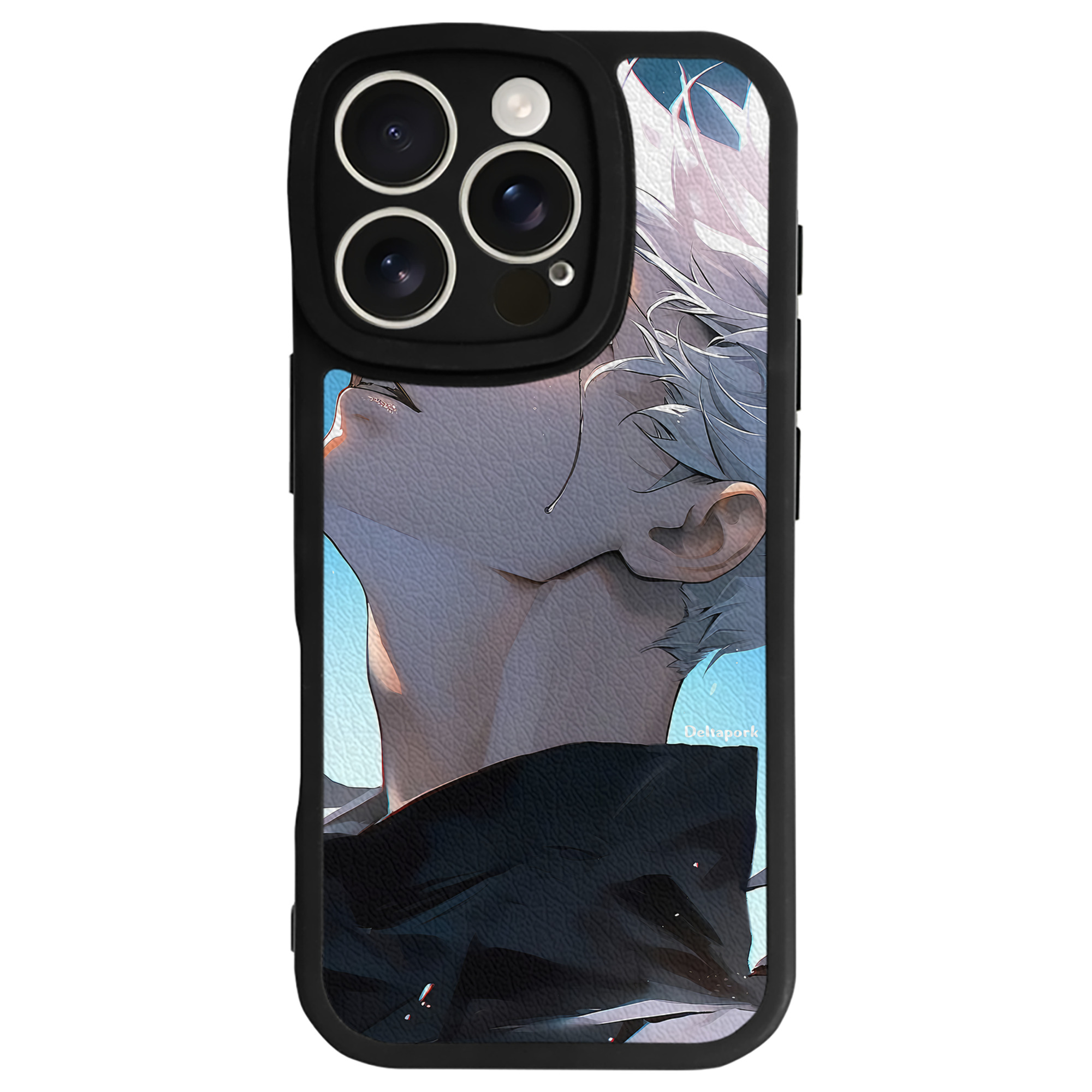 （画像用） 呪術廻戦 Jujutsu Kaisen 【iPhone 16シリーズ対応】シリコンスマホケース（レザー調） 材質：シリコン